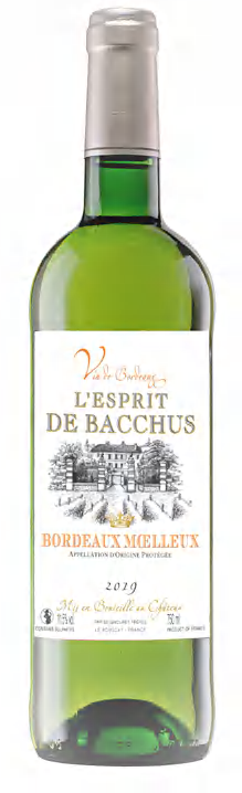 L’ESPRIT DE BACCHUS BORDEAUX MOELLEUX
